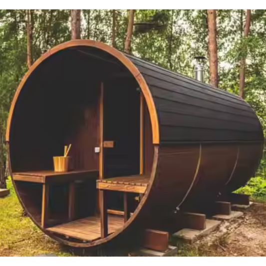 DarkOak Luxury Barrel Sauna